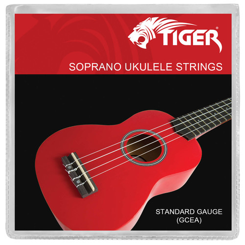 Tiger UAC14 Soprano Ukulele Strings - Standard Gauge Nylon 