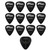 TIGER Guitarist Gift Pack - Plectrums/Picks, Strap, Digital Tuner, Trigger Capo