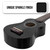 Beginners Soprano Ukulele in Black & Clip-On Tuner Kit