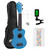 Beginners Soprano Ukulele in Blue & Clip-On Tuner Kit