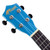 Beginners Soprano Ukulele in Blue & Clip-On Tuner Kit