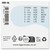 Rear view of Tiger AGS-SL acoustic guitar strings packaging showing string gauges in mm and inches, barcode and recycling information.