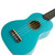 Tiger Soprano Ukulele for Beginners in Blue