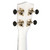 Tiger Soprano Ukulele for Beginners in White