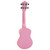 Tiger Beginners Left Handed Soprano Ukulele in Pink with Bag