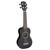 Tiger Soprano Ukulele for Beginners in Black