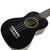 Tiger Soprano Ukulele for Beginners in Black