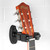 Guitar Wall Hanger, Self-Locking with Soft Padded Frame and Pivoting Yoke - Tiger