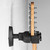Guitar Wall Hanger, Self-Locking with Soft Padded Frame and Pivoting Yoke - Tiger