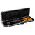 Bass Guitar Hard Case ABS Shell Plush Interior Locking Latches Black - Tiger