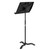 Full rear view of the Tiger Orchestral Music Stand showing the polymer desk and central support pole.