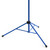 Mad About Easy Folding Portable Metal Sheet Music Stand with Carry Bag - Blue