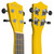 Tiger Soprano Beginners Ukulele with Gig Bag, Felt Pick & Aquila Strings- Yellow