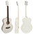  Tiger ACG2-WH Full-size Acoustic Steel-string Guitar Pack for Beginners - White
