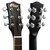 Tiger ACG1-BK Acoustic Guitars with Steel Strings - Small Body 4/4 - Black