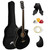  Tiger Electro Acoustic Guitar for Beginners - Black
