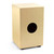 World Rhythm Cajon with Adjustable Snare, Padded Gig Bag and Cushion - Natural