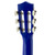 Tiger Left Handed 3/4 Size Childs Classical Guitar Package 9 - 11 Years - Blue