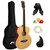 Tiger ACG2-NT Full-size Acoustic Steel-string Guitar Pack for Beginners - Natural
