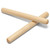 Theodore Wooden Claves - Quality Natural Rhythm Sticks (Pair)