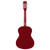 Red 3/4 Classical Guitar by Mad About - Colourful Guitar with Bag