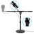Tiger Desktop Boom Microphone Stand with Round Base