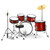 Tiger 5 Piece Junior Drum Kits - Drum Sets for Kids With 6 Months Free Lessons - Red