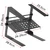 Laptop/DJ Stand - Clamps & Foam Base, Shelf & Adjustable Height - Tiger