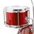 Tiger Junior Kids Drum Kit, 3 Piece Beginners Drum Set with Stool - Red