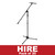 Microphone Stand Hire x 20 - One Week