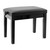 Tiger PST14 Piano Stool, Height Adjustable Wooden Piano Bench in Black