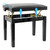 Tiger PST14 Piano Stool, Height Adjustable Wooden Piano Bench in Black