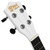 Mad About White soprano ukulele headstock featuring four geared tuning pegs, durable nut and smooth fingerboard. Beginner-friendly ukulele designed for stable tuning and comfortable playing.