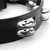 Tiger Half Moon Tambourine in Black