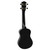 Mad About Left Handed Soprano Ukulele - Black with Bag, Felt Pick, Spare Strings