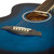 3/4 Acoustic Guitar by World Rhythm - Small Body Guitar for Beginners - Blue