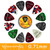 0.71mm Celluloid Guitar Picks & Tin by World Rhythm - 12 Guitar Plectrums