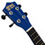 Mad About soprano ukulele headstock featuring four geared tuning pegs, durable nut and smooth fingerboard. Beginner-friendly ukulele design providing stable tuning and easy playability for learners.