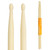 Maple 5A Drumsticks by World Rhythm - Wood Tip 5A Pair of Drum Sticks