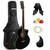 Tiger Black Electro Acoustic Guitar Package with Premier Padded Bag