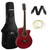 Tiger Red Acoustic Guitar Pack for Students with Premier Padded Bag