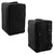 World Rhythm Natural Cajon Box Drum - Pack of 2