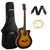 Tiger Sunburst Acoustic Guitar Pack for Students with Premier Padded Bag