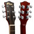 Tiger Red Electro Acoustic Guitar Package with Premier Padded Bag