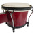 World Rhythm Bongo Drums for Beginners - Red Finish - Pack of 12