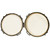 World Rhythm Bongo Drums for Beginners - Red Finish - Pack of 12