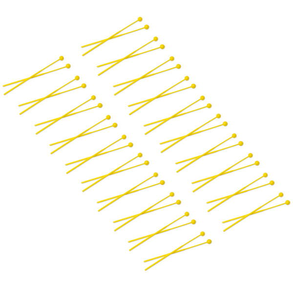 20 Pairs of Plastic Head Beaters for Glockenspiel