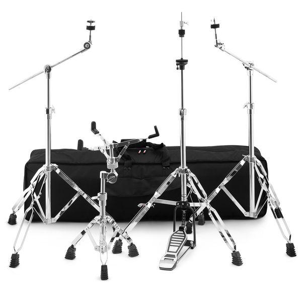 Tiger Drum Hardware Pack, 2x Boom Cymbal Stands, Hi-hat Stand, Snare Stand & Bag