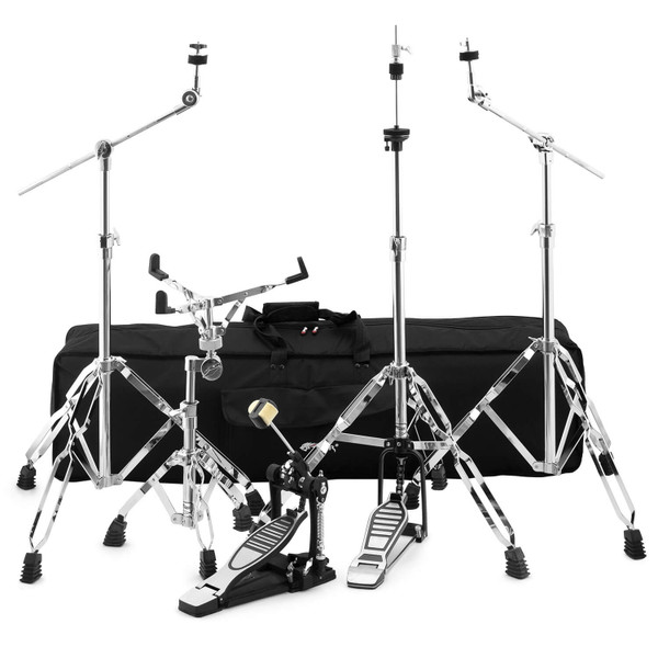 Tiger Drum Hardware Pack, 2x Boom Cymbal, Hi-hat, Snare Stands, Bass Pedal & Bag