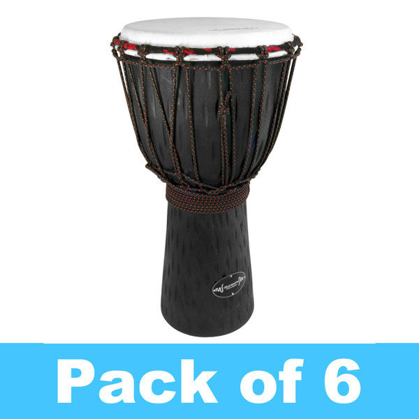 World Rhythm 9" Djembe Drum - Pack of 6